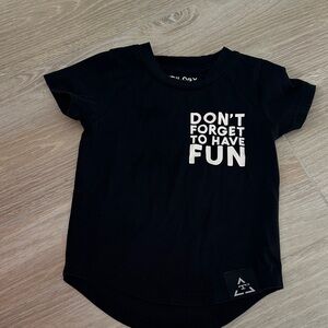 Playful Black Kids' T-Shirt by [Brand]